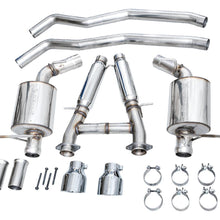 AWE Touring Edition Exhaust - Chrome Silver Tips (2018-2023 Dodge Durango 6.4L / 6.2L SC) - 3015-32952