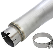 AFE Large Bore-HD 5 IN 409 Stainless Steel DPF-Back Exhaust System w/Black Tip (2013-2018 2500, 3500) - 49-42051-1B