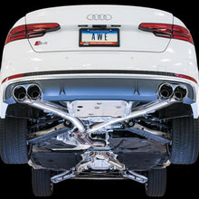 AWE Tuning Audi B9 S4 Track Edition Exhaust - Non-Resonated (Black 102mm Tips) - 3010-43048