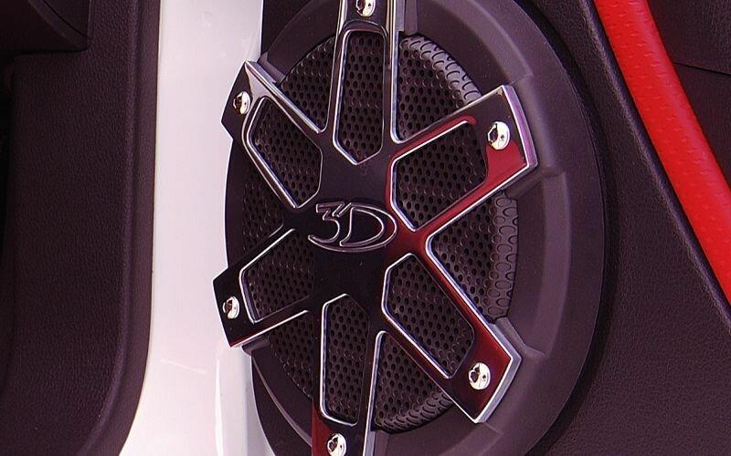 3dCarbon Mustang Aluminum Speaker Covers (Pair)