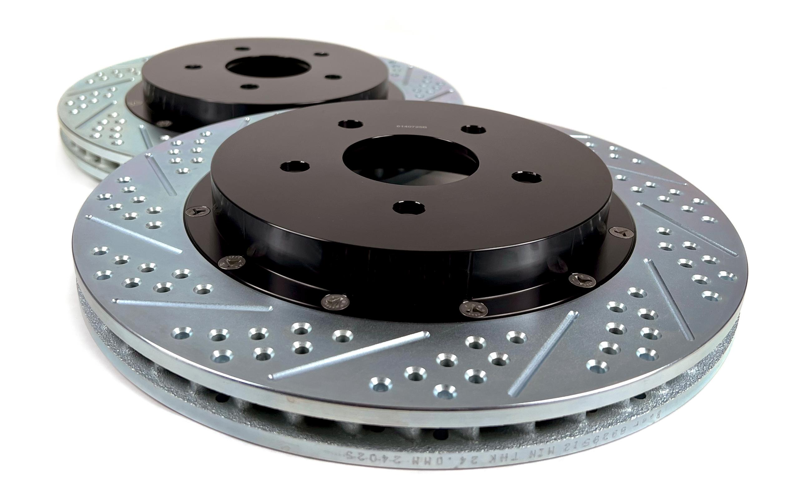 Baer EradiSpeed+ Rear 2-piece Performance Brake Rotors, SDZ (2005-2013 Corvette) - 2302080