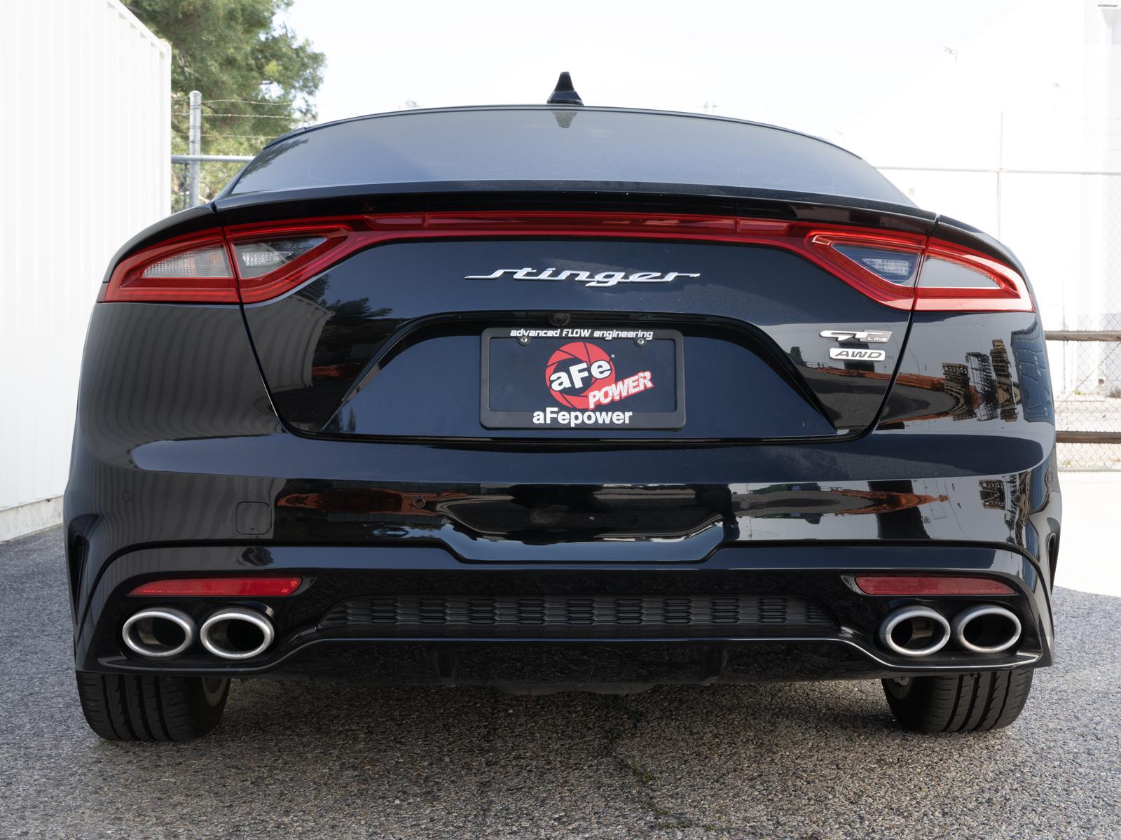 AFE Gemini XV 3 IN to 2-1/2 304 Stainless Steel Cat-Back Exhaust System w/ Cut-Out - 49-37034