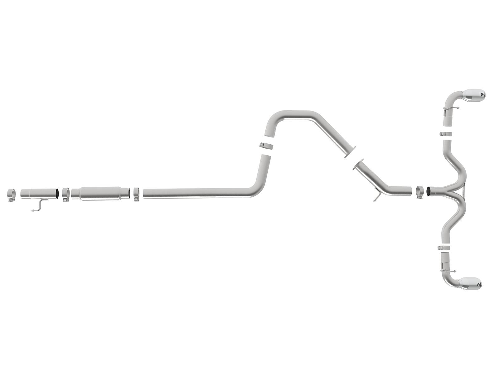 AFE Cat-Back Exhaust System (2018-2019 Hyundai Elantra L4-1.6L (t)) - 49-37003-1P