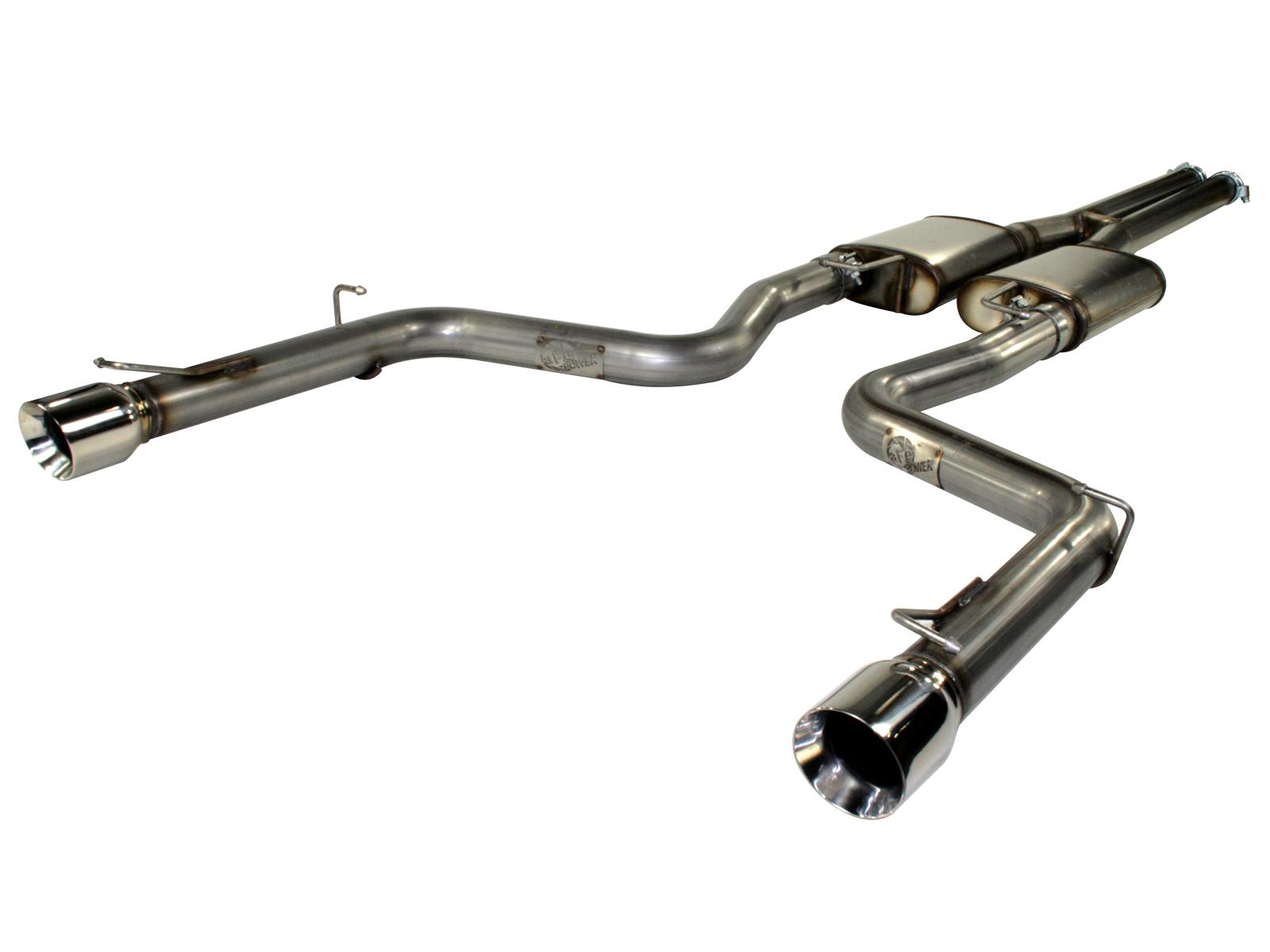 AFE MACH Force-Xp 3 IN 409 Stainless Steel Cat-Back Exhaust System (2005-2010 300, Charger, Charger, Charger, Charger, Magnum) - 49-42024