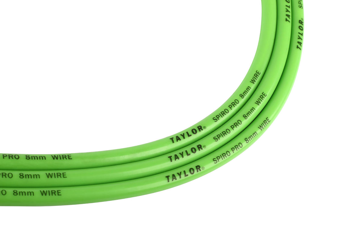 TAYLOR CABLE 8mm Spiro-Pro univ 8 cyl 90 Lime Green - 78551