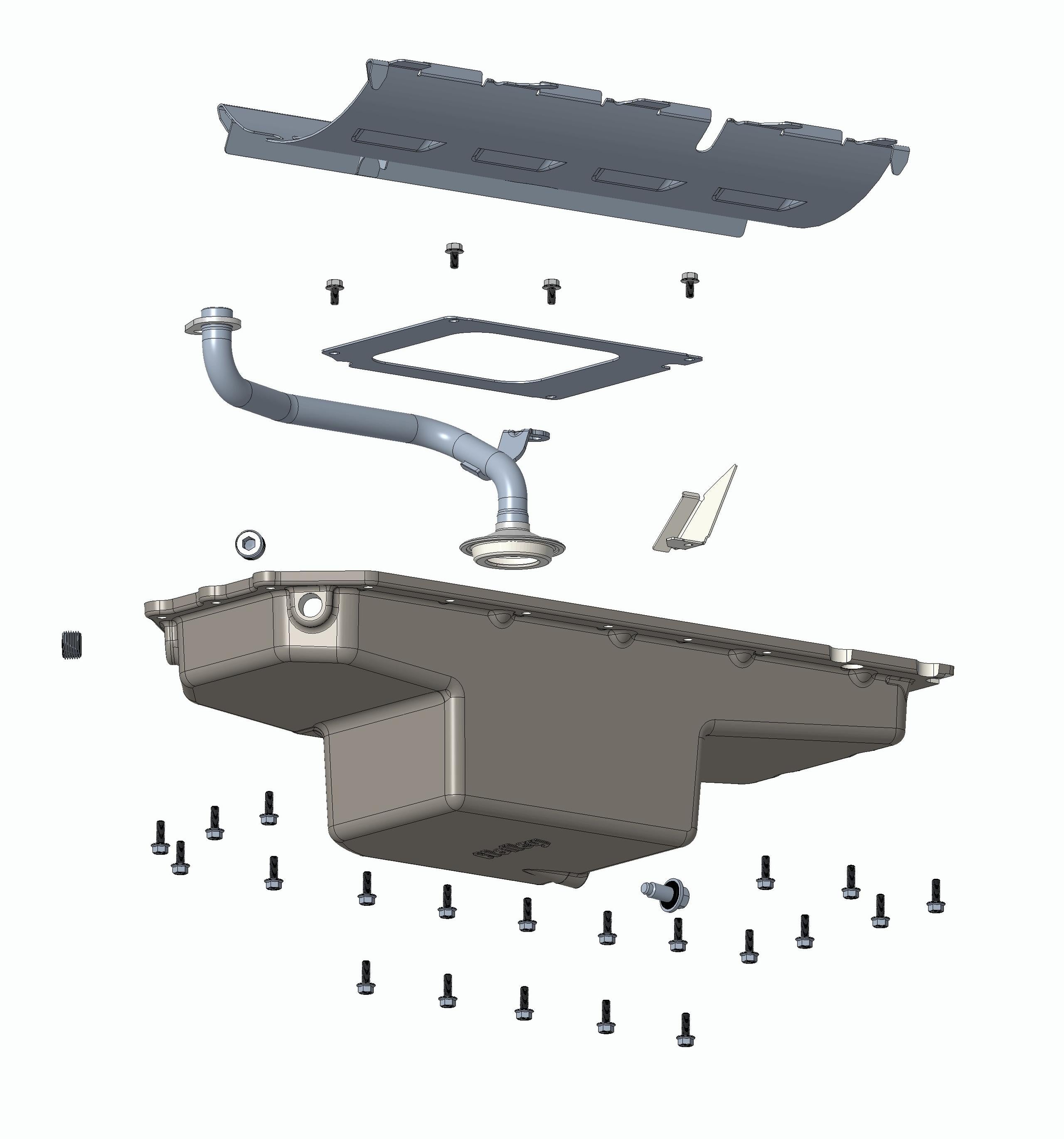 Holley Oil Pan Kit - 302-61
