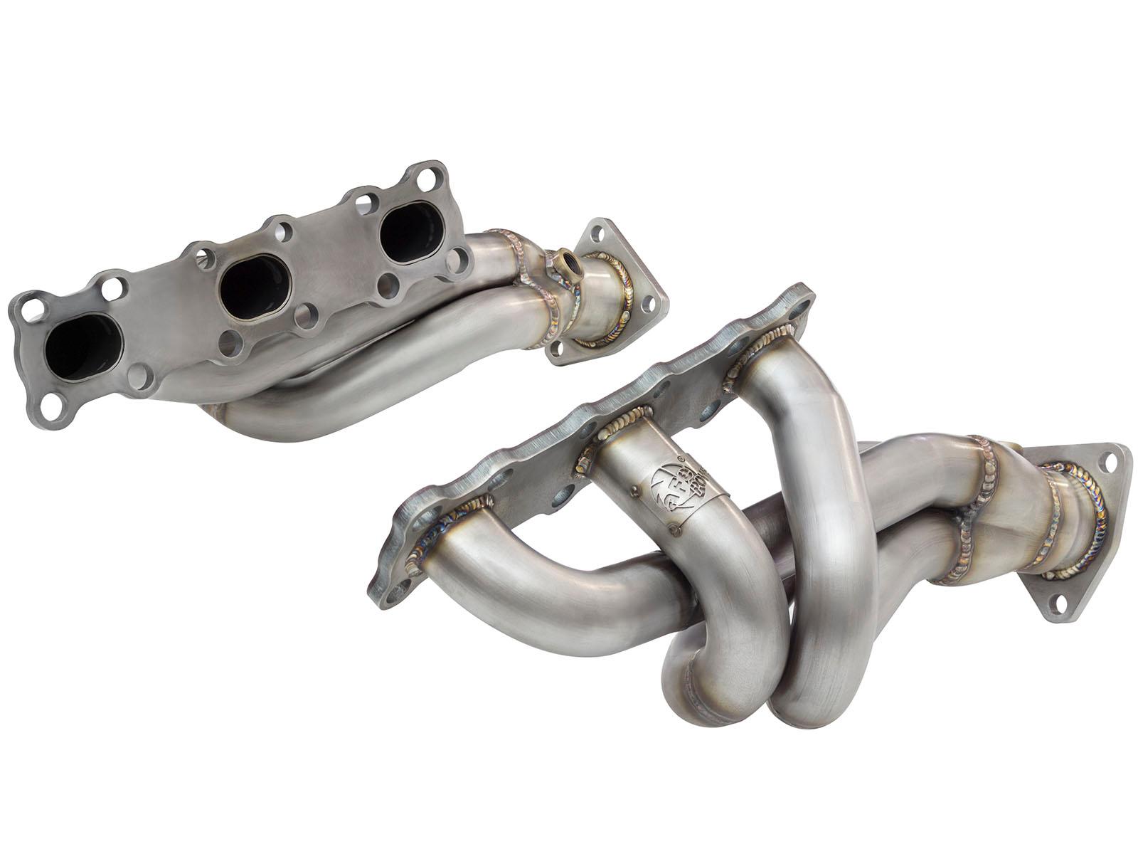 AFE Twisted Steel 304 Stainless Steel Short Tube Header (Nissan 350Z /Infiniti G35 03-06 V6-3.5L) - 48-36103