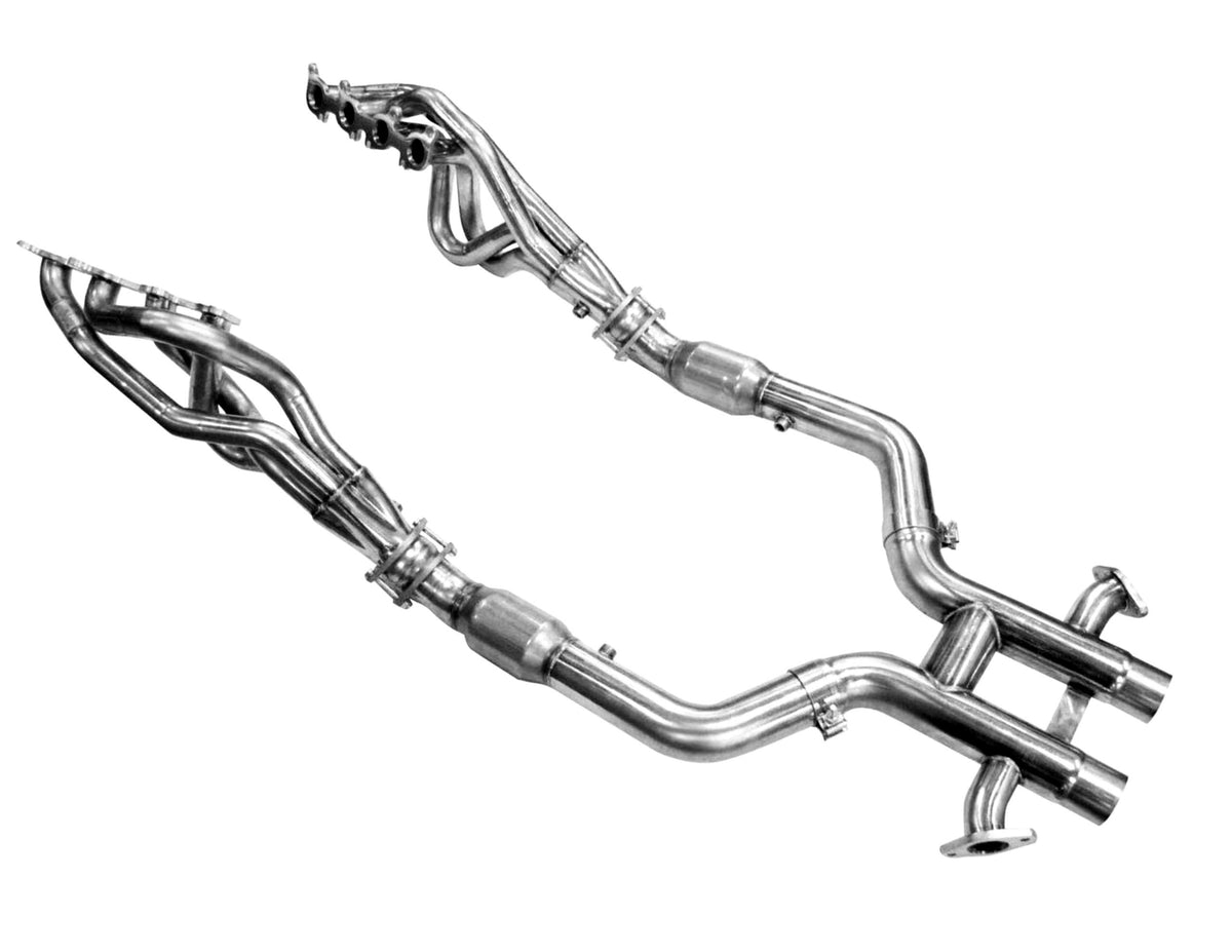 Kooks 1-3/4" Header and Catted (H) Connection Kit. 2012-2013 302 Boss Mustang 5.0L - 1141H280