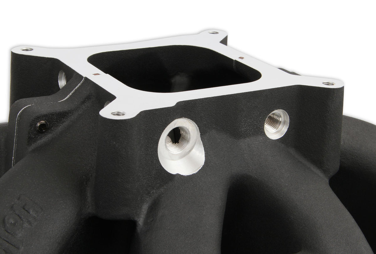 Holley Single Plane Split-Design Race Intake Manifold- GM LS3/L92- Black-4150.  - 300-291BK
