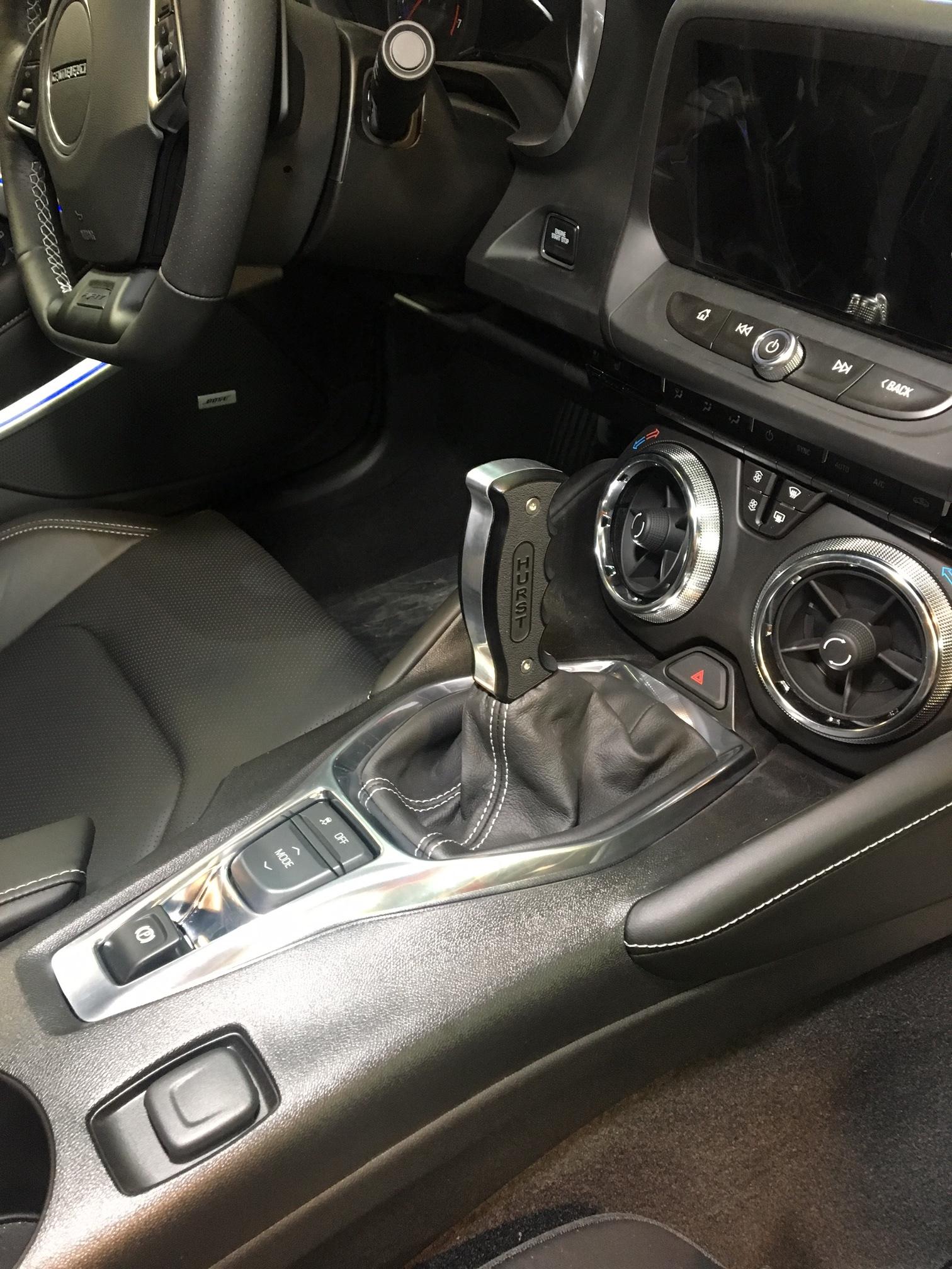 Hurst 1531003 Pistol Grip Shift Handle, 16-18 Camaro