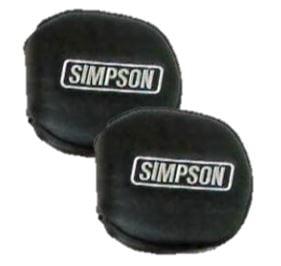 Simpson Racing YXZ Door Latch Pads Black/Green - 2021G