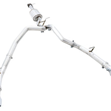 AWE 0FG Dual Rear Exit Catback Exhaust for 5th Gen RAM 1500 5.7L (with bumper cutouts) - Chrome Silver Tips - 3015-32005