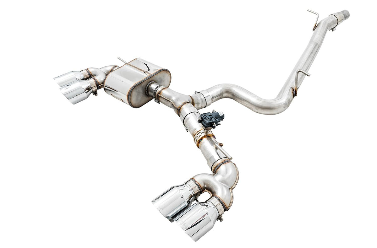 AWE SwitchPath™ Exhaust for MK7 Golf R - Chrome Silver Tips, 102mm - 3025-42064