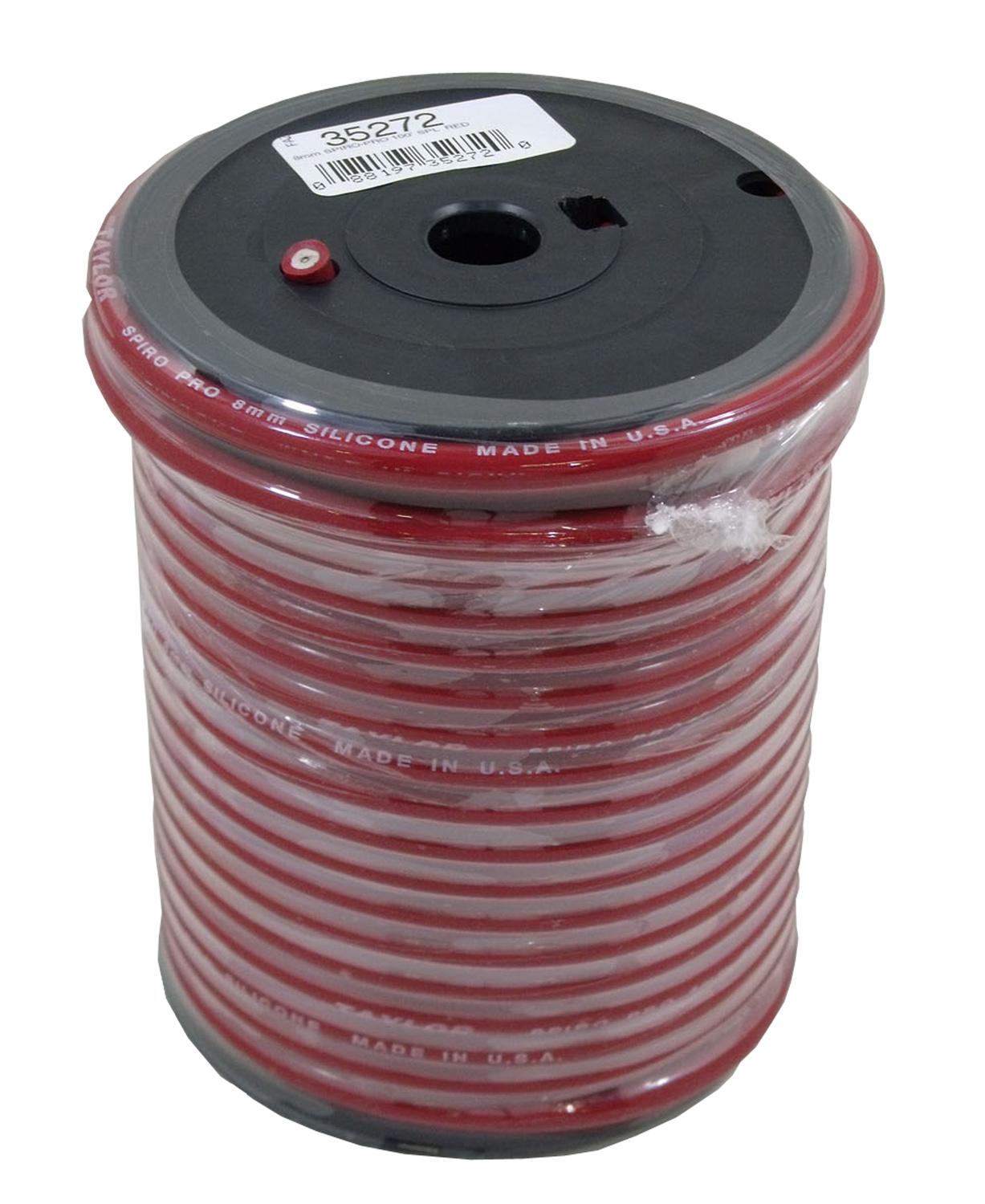 TAYLOR CABLE 409 Spiro-Pro 100 Ft. spool red - 36272