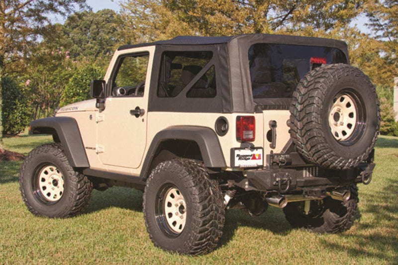 Rugged Ridge Xhd Soft Top Black Tinted Windows; 07-09 Jeep Wrangler Jk - 13736.01