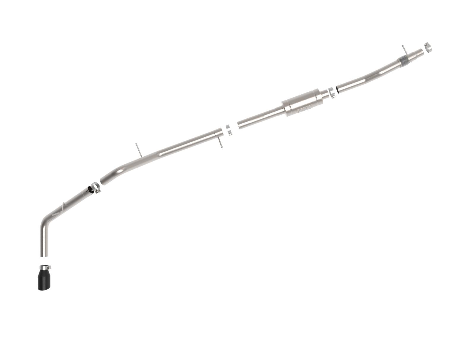 aFe 49-43115-B Apollo GT Series 3" 409 Stainless Steel Cat-Back Exhaust System (Black Tips) 2019 Ranger