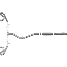 AFE Takeda 2-1/2 IN to 3 IN 304 Stainless Steel Cat-Back Exhaust w/ Black Tips Honda Civic Si 22-23 L4-1.5L (t) - 49-36630-B