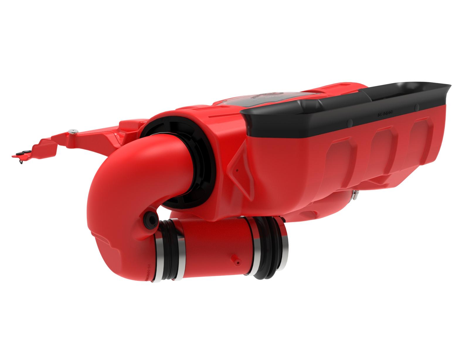AFE Momentum GT Cold Air Intake System Red w/ Pro DRY S Filter RAM 1500 TRX 21-23 V8-6.2L (sc) - 50-70075KR