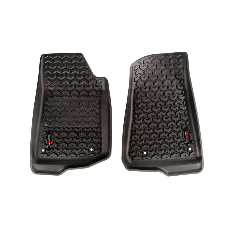 Rugged Ridge All Terrain Floor Liner Kit Front/Rear Black 18-20 Jeep Wrangler Jl 2 Dr - 12987.43