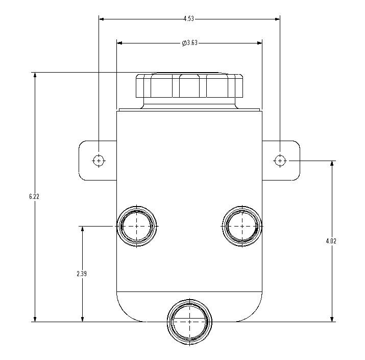 Holley Power Steering Reservoir - 198-211