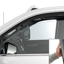 WeatherTech 20-26 Chevrolet Silverado 25/3500HD DC/CC Front Side Window Deflectors - Matte Black