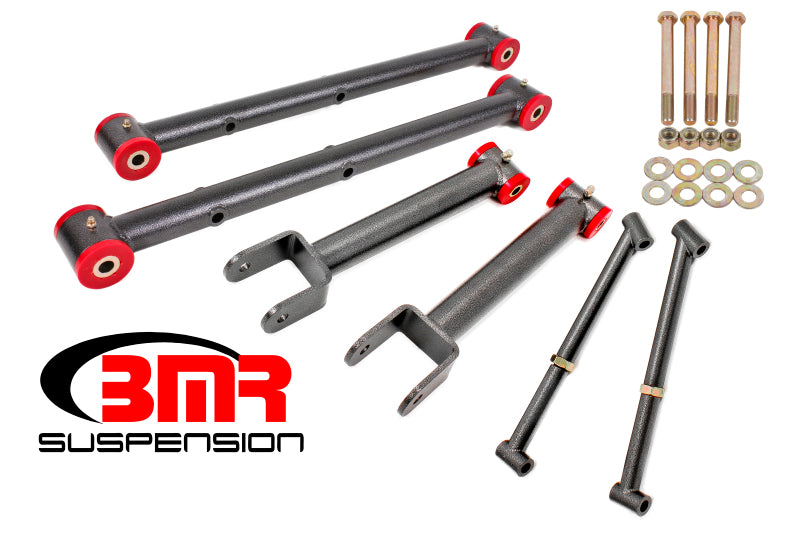 BMR Fabrication Rear Suspension Kit, Polyurethane, Non-Adjustable (1964-1967 Gran Sport, Skylark, Chevelle, El Camino, Malibu, 442, Cutlass, GTO, LeMans) - RSK007H