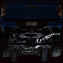 AWE 0FG Exhaust w/ Bashgaurd - Dual Diamond Black Tips (2016-2023 Tacoma 3.5L) - 3015-33826