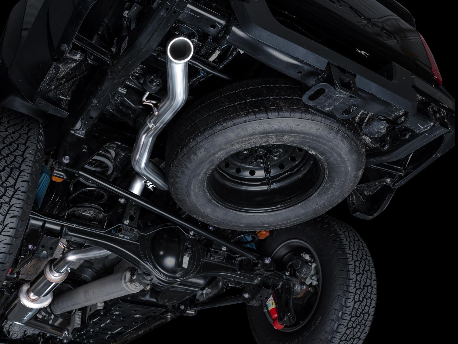 AWE 0FG Exhaust - BashGaurd Only (2024+ Toyota Tacoma 2.4T) - 3015-28254