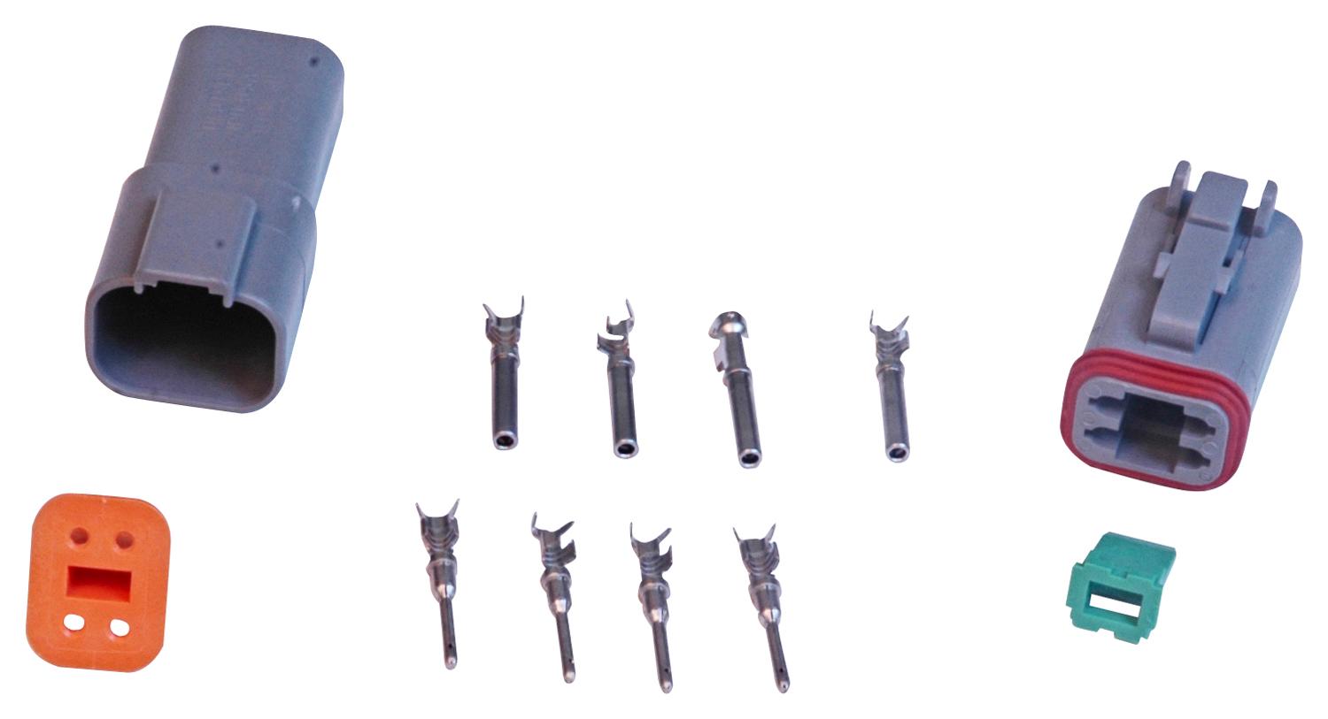 4-Pin Deutsch Connector, 16 gauge.  - 8181