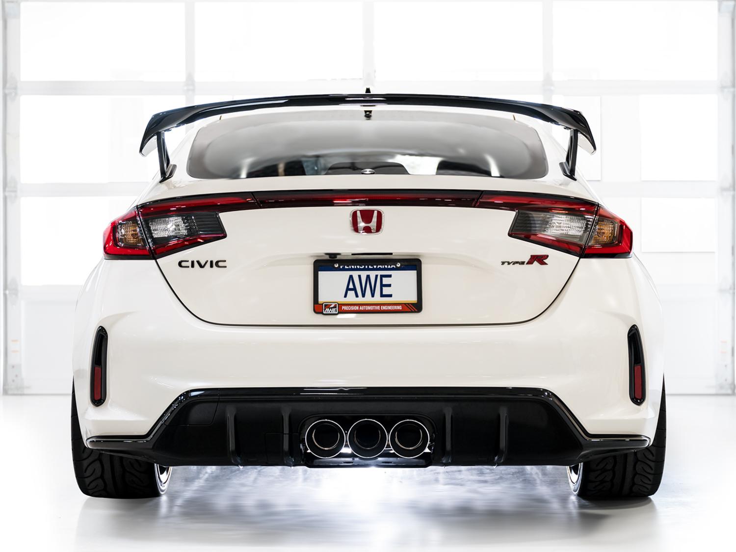 AWE Track Edition for FL5 CTR - Triple Chrome Tips - 3020-52287