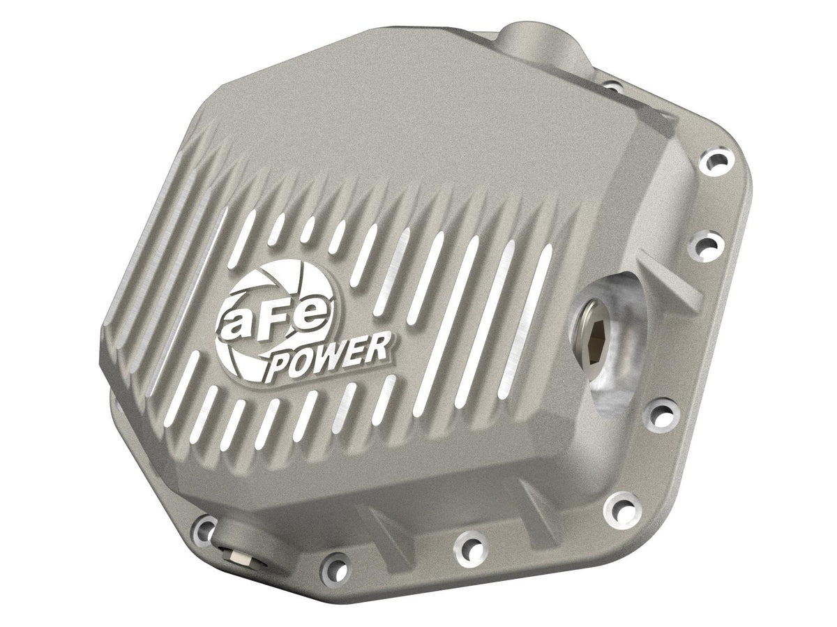 AFE Street Series Rear Differential Cover Raw w/ Machined Fins (2022-2025 Bronco Raptor) - 46-71460A