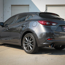 AFE Takeda 2-1/2 IN 304 Stainless Steel Axle-Back Exhaust System w/Blue Flame Tips (Mazda 3 14-18 L4-2.0/2.5L) - 49-37014-L