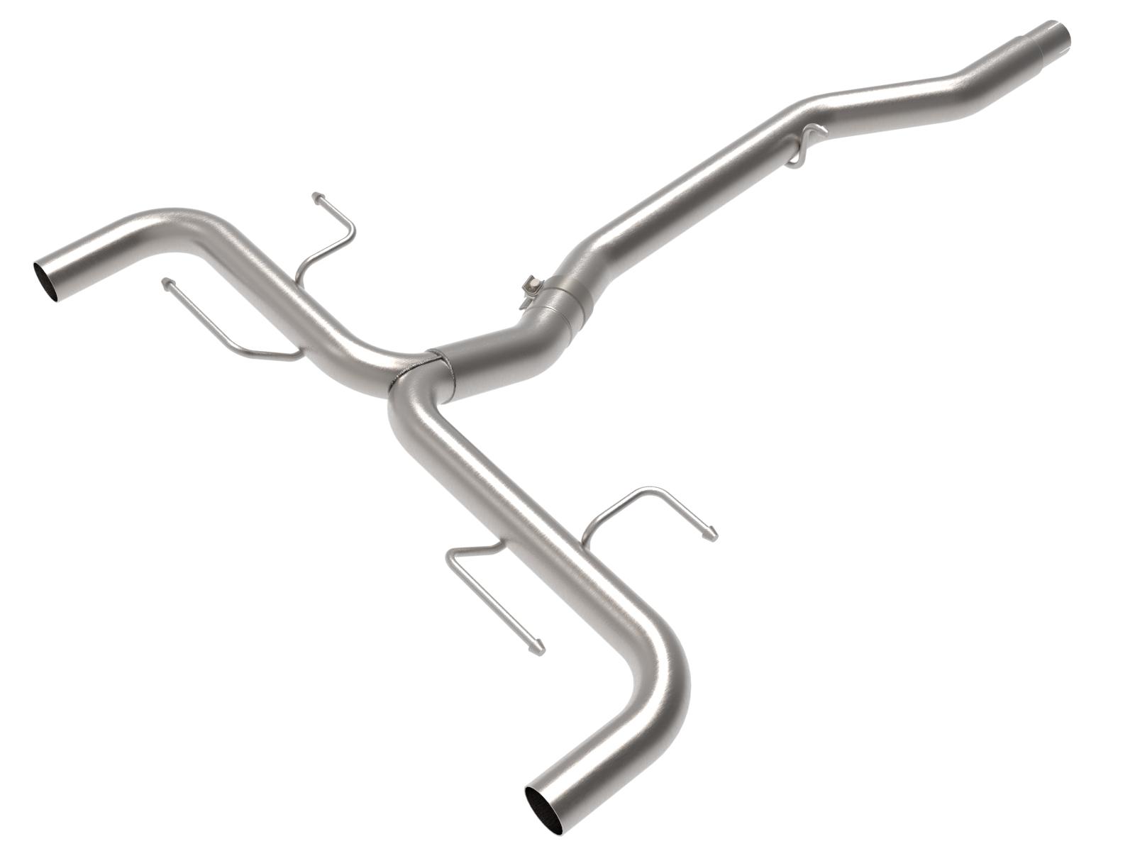 AFE MACH Force-Xp 2 IN to 2-1/2 IN Stainless Steel Axle-Back Exhaust System (Alfa Romeo Giulia 17-24 L4-2.0L (t)) - 49-36902