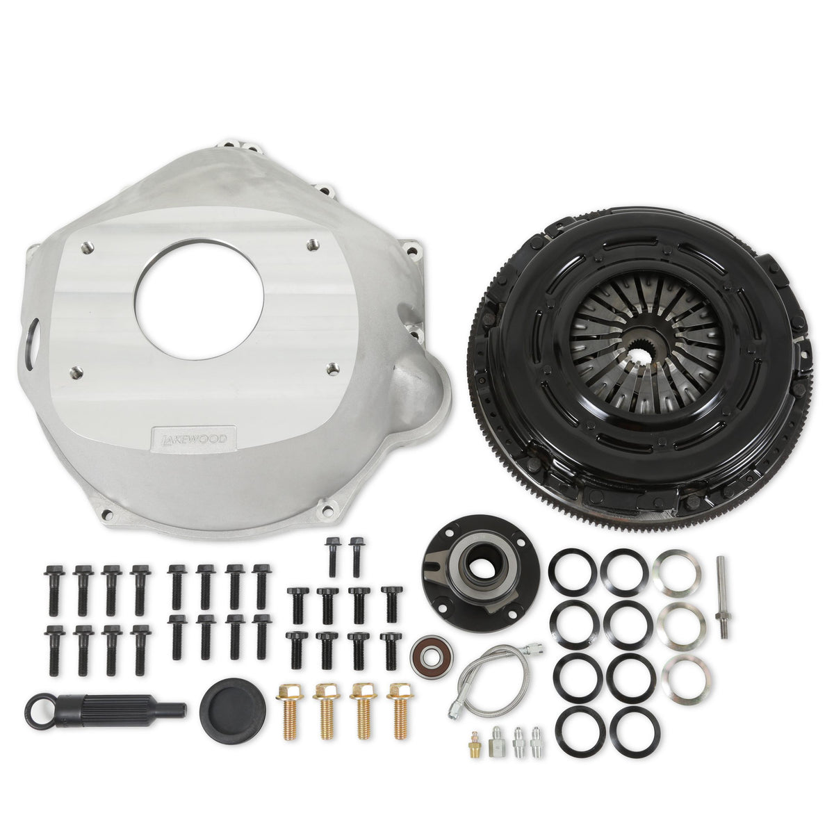 Holley Complete Transmission Installation Kit - 8-Bolt LS or LT Engine to TKX/TKO - 319-505