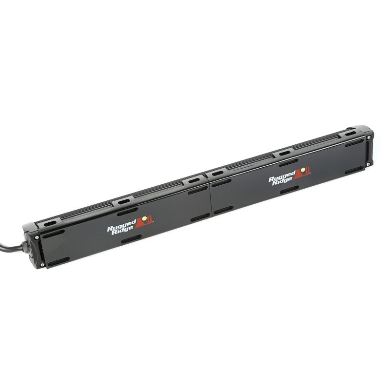 Rugged Ridge This Pair Of 10 Inch Black Plastic Light Covers Fit The 15209.12 Led Light Bar. - 15210.66