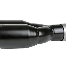AFE MACH Force-Xp 409 Stainless Steel Clamp-on Exhaust Tip Black (2-1/2 IN Inlet x 3-1/2 IN Outlet X 12 IN L) - 49T25374-B12