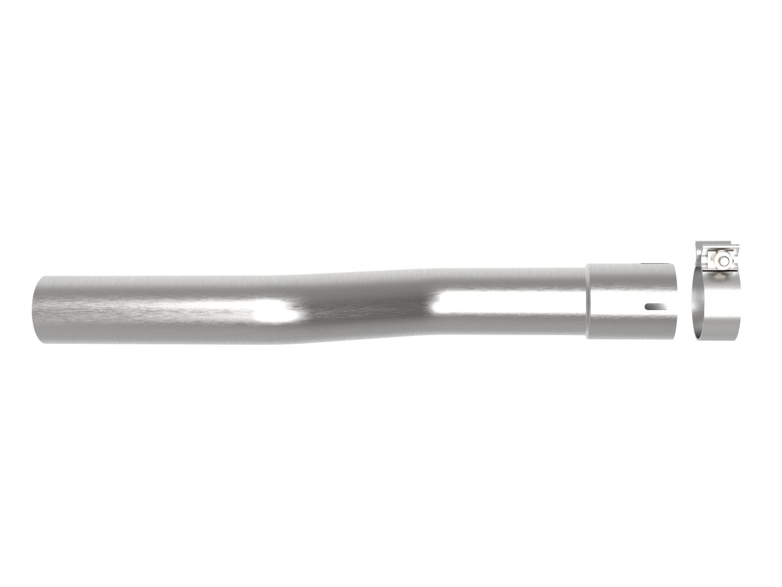 AFE MACH Force-Xp 2-1/2 IN 304 Stainless Steel Rear Exit Conversion Tail-Pipe (Jeep Gladiator (JT) 2020 V6-3.6L) - 49C38090