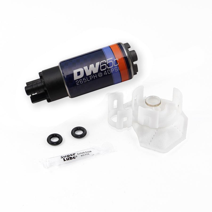 DeatschWerks 265lph compact fuel pump w/ 9-1026 install kit (2006-2017 Accord, Civic, Wrangler, IS F, 3, 6, Lancer, Tundra) - 9-651-1026