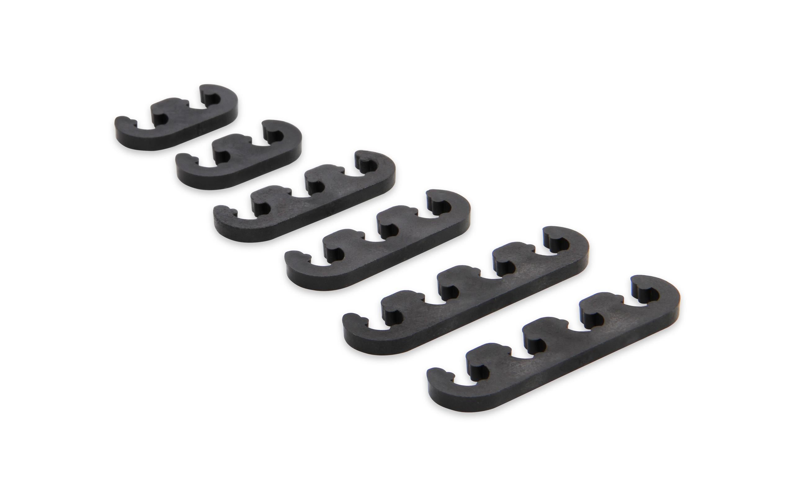 Mr. Gasket Wire Separators - Plastic - 7 mm / 8 mm - Black.  - 9728