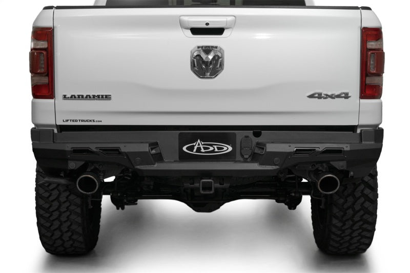 Addictive Desert Designs 2019-2024 RAM 1500 non-Rebal Black Label Rear Bumper - R55020NA0103