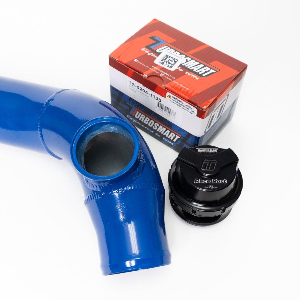 FENFABrication Charge Pipe - Aztec Blue (2020-2025 Explorer ST) - FF-FECPIPE-TBS