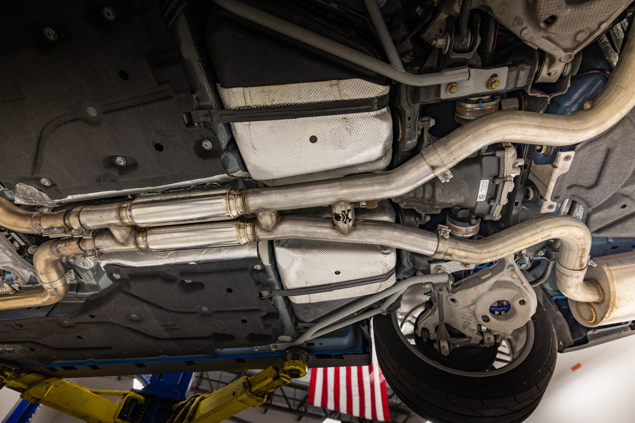 3" Resonated Double H-Pipe (2015-2026 Ford Mustang GT/Dark Horse)