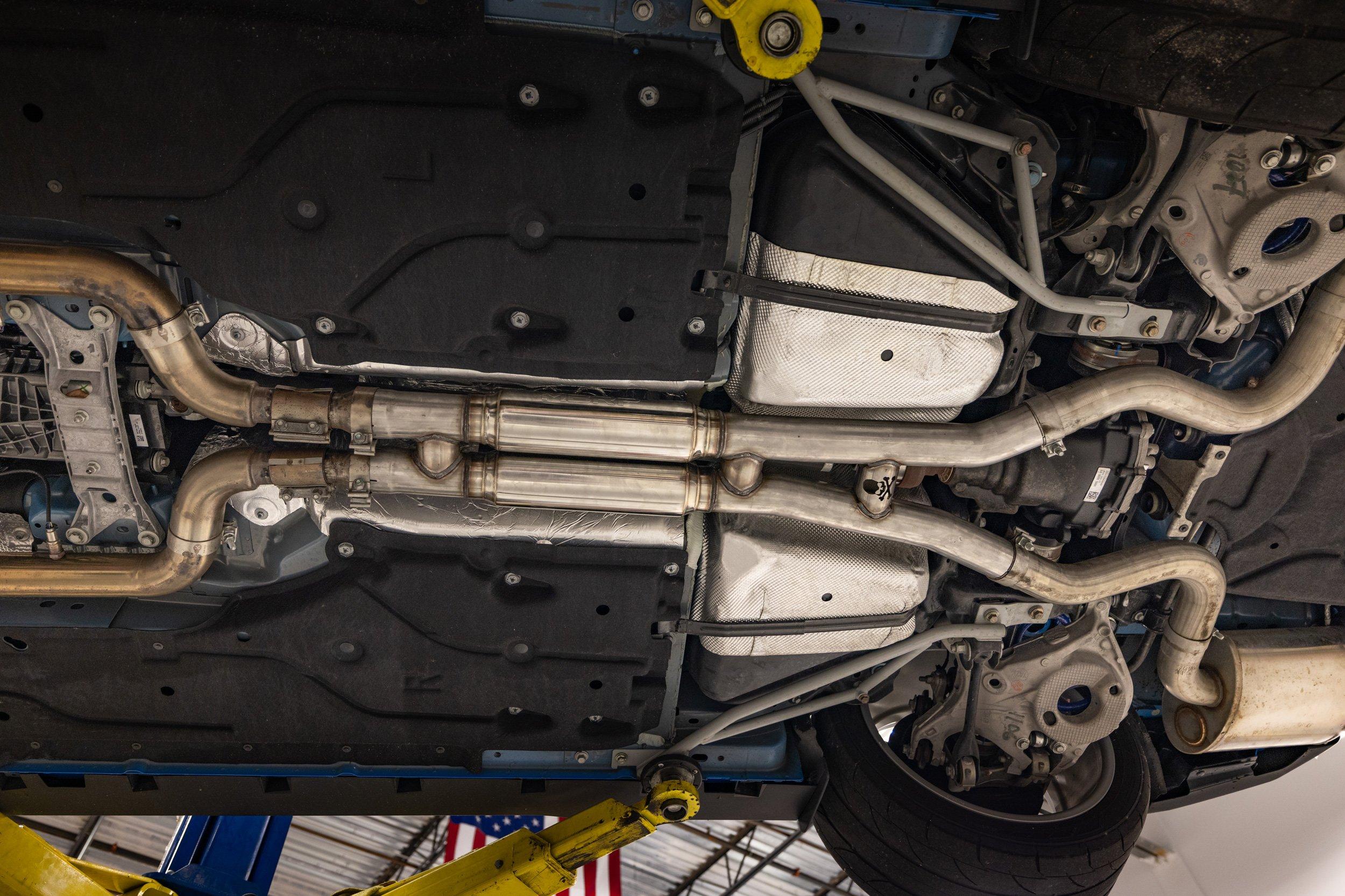 3" Resonated Double H-Pipe (2015-2026 Ford Mustang GT/Dark Horse)