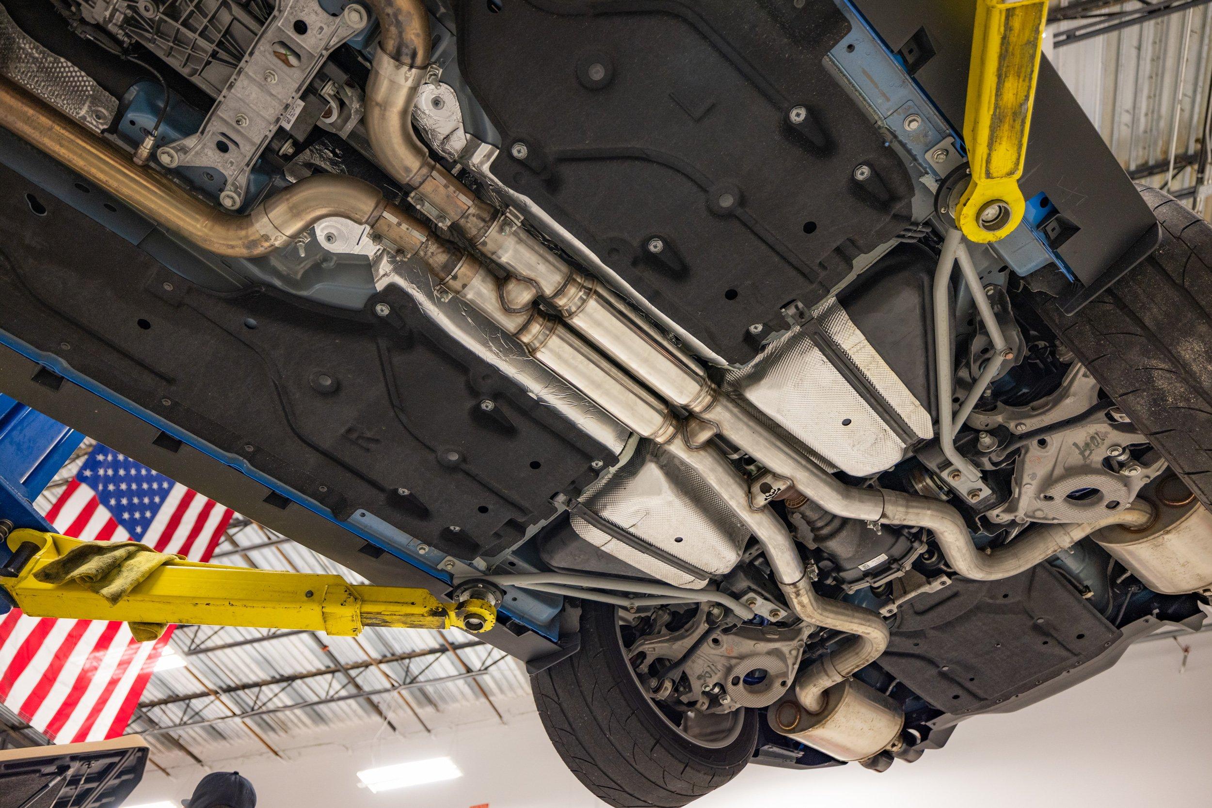 3" Resonated Double H-Pipe (2015-2026 Ford Mustang GT/Dark Horse)