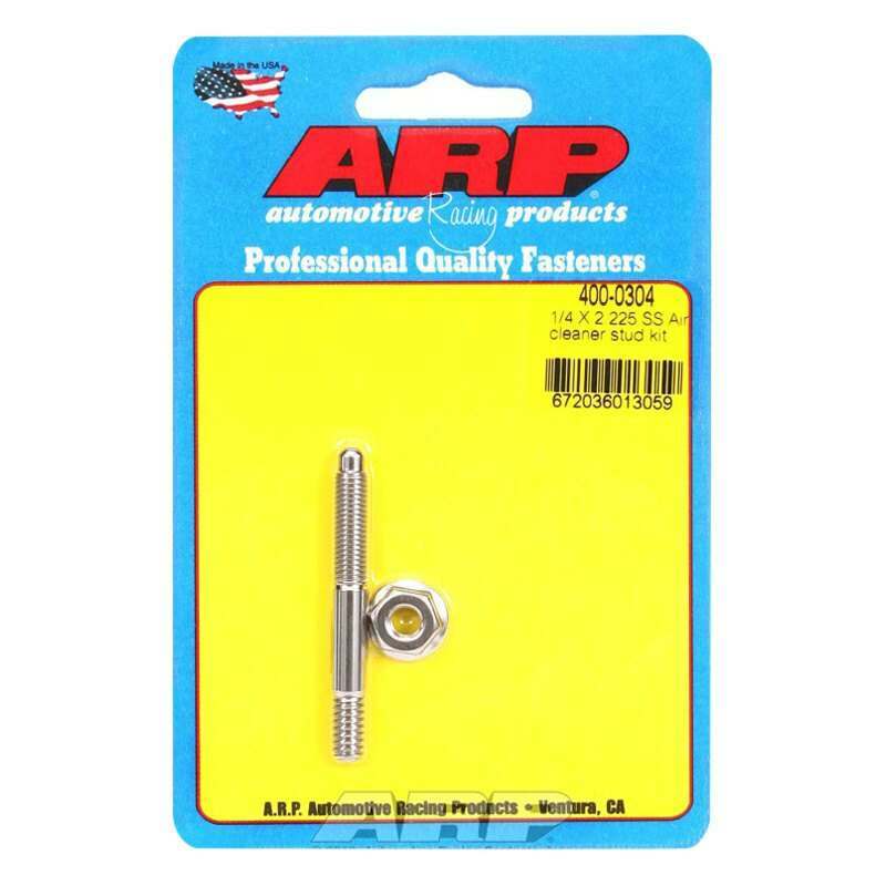 ARP 1/4 x 2.225 SS air cleaner stud kit - 400-0304