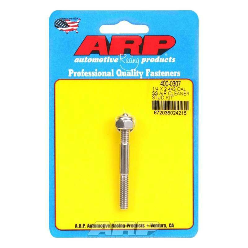ARP 1/4 x 2.443 SS air cleaner stud kit - 400-0307