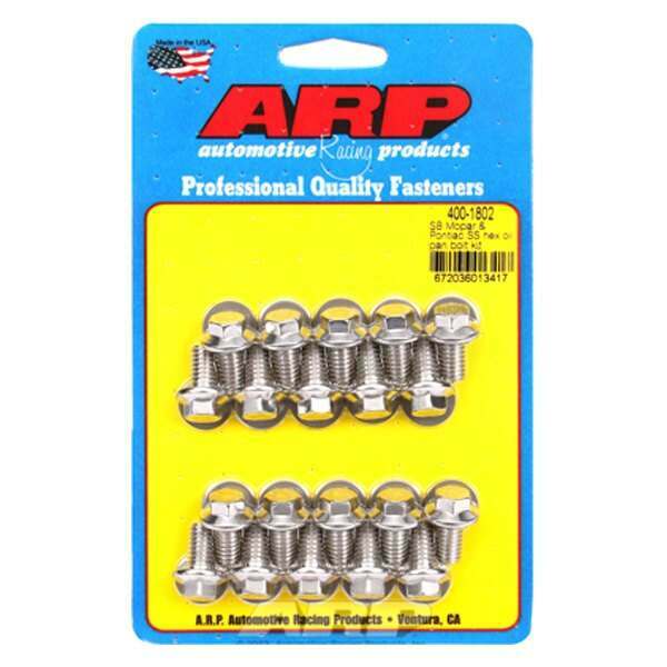 ARP SB Mopar & Pontiac SS hex oil pan bolt kit - 400-1802