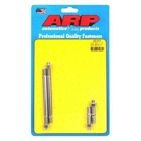 ARP Quadrajet with 1/4" base gasket, SS carb stud kit - 400-2413