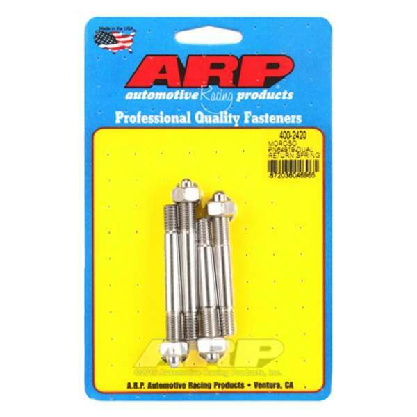 ARP Moroso 64919 dual return spring w/1" spacer plate SS carb stud kit - 400-2420