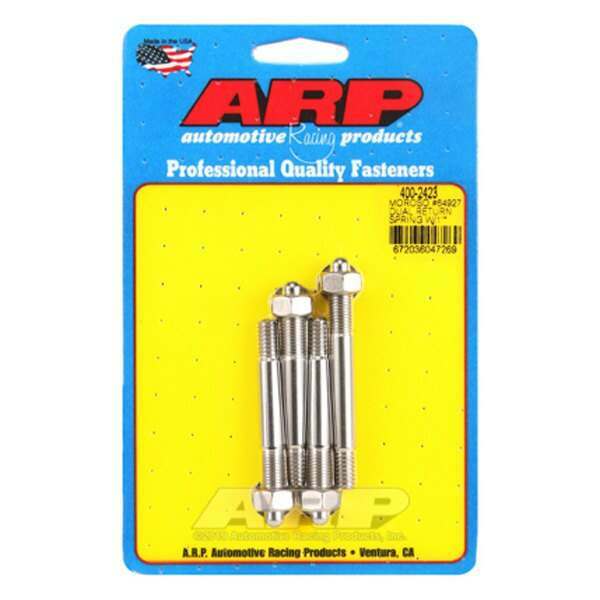 ARP Moroso 64927 dual return spring w/1" spacer plate SS carb stud kit - 400-2423